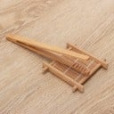 Bambusz konyhai csipesz 2 db Kis csipeszek ételek megfogására és tálalására Bordázott végekkel és egykezes irányítással Hossza kb. 18 cm 5