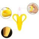 Banaanvormige siliconen tandenborstel 4