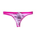 Bañadores de hombre en corte tanga con cordón ajustable en la cintura y parte trasera estrecha, corte ajustado para la playa 8