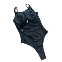 Bañadores de una pieza para mujer con corte alto y estilo deportivo de nylon y elastano, bañadores para la playa y la piscina 5