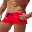 Bañadores para Hombre de Nylon Unicolor con Bolsillo Lateral con Cinturilla Ajustable Elásticos de Secado Rápido Ligeros con Corte Cómodo 9