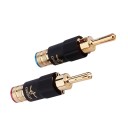 Banana Plug Microphone Connector with Lock 4 pcs 5