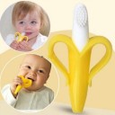 Bananformet silikonetandbørste 1