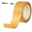 Bandă adezivă dublu față 20 m x 1-4 cm Bandă de covor cu structură în plasă rezistentă la apă, fixare puternică și subțire 1