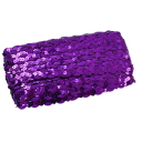 Bandă de dantelă cu paiete 1,5 cm x 10 m Bandă decorativă din poliester cu paiete pentru decorarea rochiilor, articolelor 16