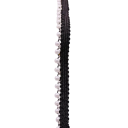 Bandă de dantelă cu perle lățime 1,5 cm lungime 91 cm Bandă decorativă din poliester cu imitație de perle pentru decorarea îmbrăcămintei 3