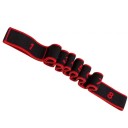 Bandă de elastic segmentată pentru yoga, 90 × 4 cm, cu centură de rezistență pentru fitness cu inele, spate deschis, umeri, antrenament de forță, centură de întindere pentru femei, antrenament acasă 1