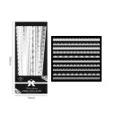 Bandă decorativă din dantelă albă 10×150 mm Modele de dantelă colorate Set de benzi autocolante pentru decorațiuni creative și proiecte decorative 2
