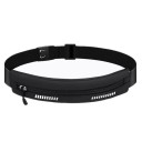 Banda deportiva para el sudor con bolsillo con cremallera, fabricada en licra, para running, fitness y ciclismo (negro, naranja, gris o azul) 1