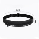 Banda deportiva para el sudor con bolsillo con cremallera, fabricada en licra, para running, fitness y ciclismo 6