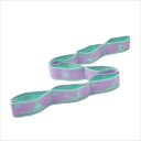 Bandă elastică de rezistență pentru yoga și Pilates, bandă auxiliară de stretching pentru începători, bandă de fitness cu buclă de dans pentru stretching și flexibilitate 4