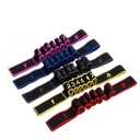 Bandă elastică de yoga colorată cu ochiuri pentru întărirea și întinderea întregului corp 1