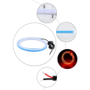 Banda LED 120 cm 12V IP68 3000 lm Iluminare de zi Capotă Pornire prin scanare PVC Scenă decorativă iluminat ambiental auto Banda LED 3