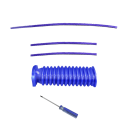 Banda moale de catifea albastră pentru Dyson V6 V7 V8 V10 V11 piesă de schimb pentru peria de podea a aspiratorului accesorii flexibile din ABS 1