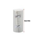 Bandagem elástica 10 x 450 cm Ligadura elástica de alta elasticidade Atadura compressiva para articulações e músculos 2 fivelas metálicas para fixação 2