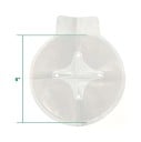 Bandaj ocluziv pentru torace cu etanșare ventilație 15,2 cm bandaj de urgență steril transparent pentru prim ajutor în caz de traumă toracică 2