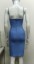 Bandážové šaty modré 3