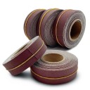 Bande abrasive 2 m x 25 mm grain 120 pour ponceuse à bande ponçage intermédiaire du bois du métal finition des surfaces et préparation des matériaux 3