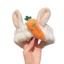 Bandeau cosmétique lapin avec carotte 2