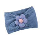 Bandeau élastique pour nouveau-nés avec fleur Accessoire capillaire mignon Pour bébés Doux et confortable Bandeau pour nouveau-nées 1