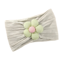 Bandeau élastique pour nouveau-nés avec fleur Accessoire capillaire mignon Pour bébés Doux et confortable Bandeau pour nouveau-nées filles 10