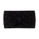 Bandeau élastique pour nouveau-nés avec nœud Bandeau doux pour enfants Bandeau ajustable pour bébés Accessoire capillaire mignon Bandeau cadeau 1