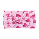Bandeau élastique pour nouveau-nés avec nœud Motif mignon Accessoires pour bébés Bandeau élastique pour cheveux Confortable Accessoire stylé pour bébé 3