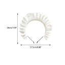 Bandeau en dentelle pour servantes 18 x 17,5 cm Accessoire capillaire rétro style Lolita Élégant complément pour costumes et événements thématiques 4