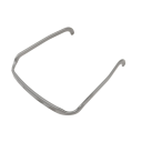 Bandeau en plastique pour cheveux 14,5 × 16 × 1,5 cm Bandeau asymétrique moulé Accessoire capillaire antidérapant pour un maintien ferme de la coiffure 6