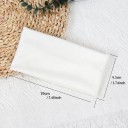 Bandeau en tissu élastique à rayures 19 × 9,5 cm Bandeau extensible confortable pour les cheveux Accessoire capillaire sportif et quotidien 3