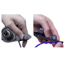 Bandeau en velours doux bleu pour Dyson V6 V7 V8 V10 V11 pièce de rechange pour brosse de sol d'aspirateur accessoire flexible en ABS 7