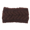 Bandeau large tricoté pour femmes avec un motif de tresses prononcé Bandeau chaud pour les cheveux en laine Pour les jours d'automne 5