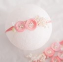 Bandeau pour fille avec des fleurs 9