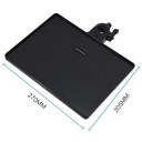 Bandeja de plástico 27 x 20,5 cm para soporte de micrófono Plataforma universal para accesorios y streaming 4