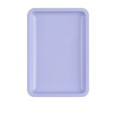 Bandeja metálica colorida 15x13 cm bandeja de almacenamiento rectangular de acero inoxidable varios colores uso universal plato de sobremesa 5