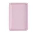 Bandeja metálica colorida 15x13 cm bandeja de almacenamiento rectangular de acero inoxidable varios colores uso universal plato de sobremesa 2