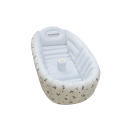 Bañera inflable para bebés con diseño de conejo, 90 × 55 × 30 cm, material PVC, color blanco, para bañar a los bebés en casa y de viaje 3