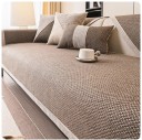 Bankhoes van katoen en linnen geweven, antislip universele hoes, geschikt voor alle seizoenen, 90x240cm 8