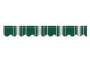 Banner de Înlocuire pentru Magazin Bandă Textilă Impermeabilă Model Pătrățos 250 x 20 cm Umbra Soare Markiză Întreținere Exterioară 5