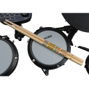 Baquetas profissionais 7A 1 par de baquetas de qualidade para baterias acústicas e eletrónicas, ideais para treino e performance 1