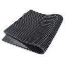 Bar-afvoermat voor gewassen glazen Antislip zwarte mat van flexibel PVC met dichte uitsteeksels voor waterafvoer 8
