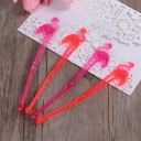 Bár keverőpálcák koktélokhoz és italokhoz díszes flamingó figurával 10 db Átlátszó műanyag rózsaszín és narancssárga színben Méretek 14,7 x 2,1 cm 3