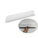 Bara de protecție pentru chiuvetă 49 x 8,5 x 5 cm Barieră din silicon împotriva stropirii apei Suporturi cu ventuză Stabilizare inferioară Barieră 6