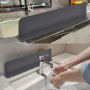 Bara de protecție pentru chiuvetă 49 x 8,5 x 5 cm Barieră din silicon împotriva stropirii apei Suporturi cu ventuză Stabilizare inferioară Barieră 3