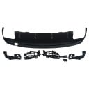 Bară inferioară față pentru bara de protecție VW Golf 7 și 7.5 GTI GTD GTE R neagră lucioasă din plastic ABS PC set de trei piese montaj fără găurire 3