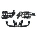 Bară inferioară față pentru bara de protecție VW Golf 7 și 7.5 GTI GTD GTE R neagră lucioasă din plastic ABS PC set de trei piese montaj fără găurire 4