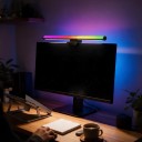 Bara LED de iluminare pentru monitor 44 cm RGB iluminare WiFi Control prin aplicație Tuya Controler rotativ Alexa Google Home Dimming Negru 4