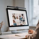 Bara LED de iluminat pentru monitor 30 cm Lumină asimetrică fără reflexii 3 temperaturi de culoare Dimming lin USB Negru Pentru muncă și joc 8