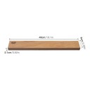 Bara magnetică pentru cuțite 46 x 6 x 2,1 cm din lemn de acacia Suport de perete pentru cuțite cu magneți puternici Pentru bucătărie 6