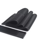 Barafdryppende måtte til vaskede glas Antiskrid sort måtte af fleksibelt PVC med tætte udstikkere til vandafledning 4
